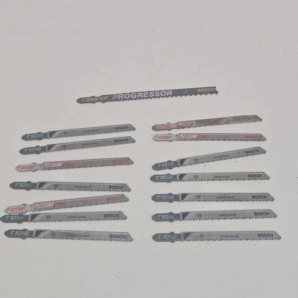 14 BOSCH T101B 4 Inch Precision Cutting Jig Saw Blades 1 T345XF 5" Blade